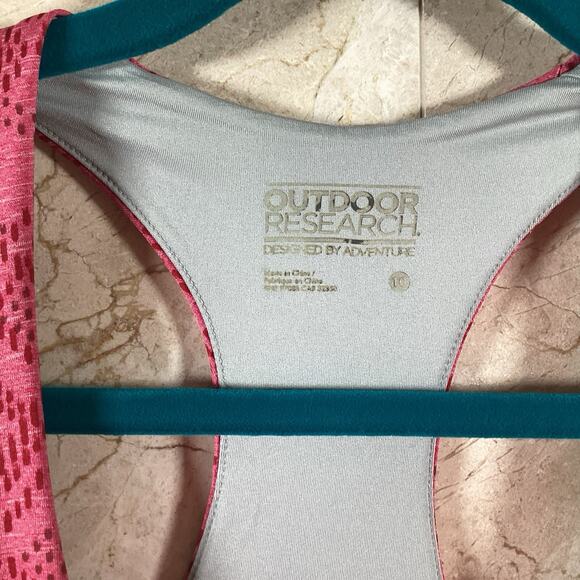 Outdoor Research Dress Size 10 Pink Performance Racerback Pickleball Sportswear - Picture 3 of 8